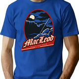 Highland Brew T-Shirt - Retro Graphic Tee for Men & Women - Blue