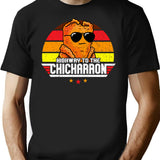 Highway To The Chicharron - 1980s Chicano Mexican Food T-Shirt - Black