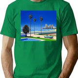 Hiroshi Nagai Vaporwave T-Shirt - Retro Graphic Tee for Men & Women - Green