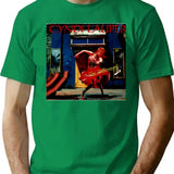 Historical Blooms Timeless Grace T-Shirt - Retro Graphic Tee for Men & Women - Green