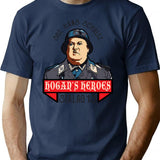 Hogan's Heroes Hans Schultz T-Shirt - Retro Graphic Tee for Men & Women - Navy