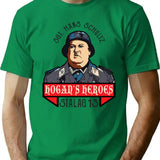 Hogan's Heroes Hans Schultz T-Shirt - Retro Graphic Tee for Men & Women - Green