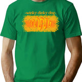 Hollywood Shuffle Winky Dinky Dog T-Shirt - Retro Graphic Tee for Men & Women - Green