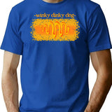 Hollywood Shuffle Winky Dinky Dog T-Shirt - Retro Graphic Tee for Men & Women - Blue