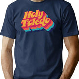 Holy Toledo T-Shirt - Retro Graphic Tee for Men & Women - Navy