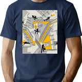 Home Improvement Dimension T-Shirt - Retro Graphic Tee for Men & Women - Navy
