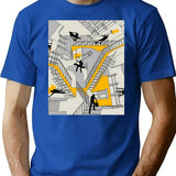 Home Improvement Dimension T-Shirt - Retro Graphic Tee for Men & Women - Blue