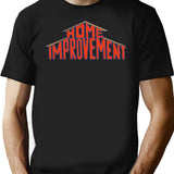 Home Improvement Logo 90s T-Shirt - Retro Graphic Tee for Men & Women - Black