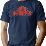 Home Improvement Logo 90s T-Shirt - Retro Graphic Tee for Men & Women - Navy