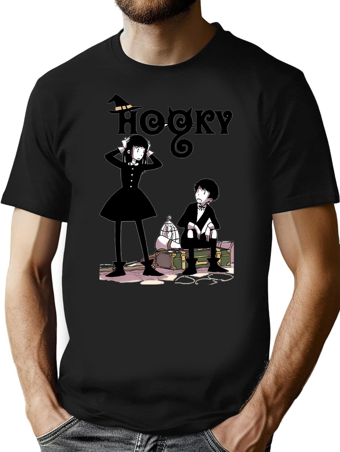 Hooky Hooky T-Shirt - Retro Graphic Tee for Men & Women - Black
