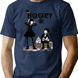 Hooky Hooky T-Shirt - Retro Graphic Tee for Men & Women - Navy