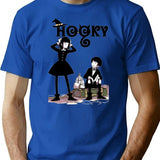Hooky Hooky T-Shirt - Retro Graphic Tee for Men & Women - Blue