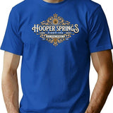 Hooper Springs Fizzy Ipa T-Shirt - Retro Graphic Tee for Men & Women - Blue