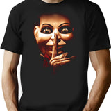 Horror Movie Dead Silence 2007 T-Shirt - Retro Graphic Tee for Men & Women - Black
