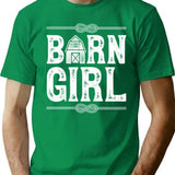 Horse Barn Girl T Shirt I Love My Horses Racing Riding Gifts - Green
