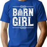 Horse Barn Girl T Shirt I Love My Horses Racing Riding Gifts - Blue