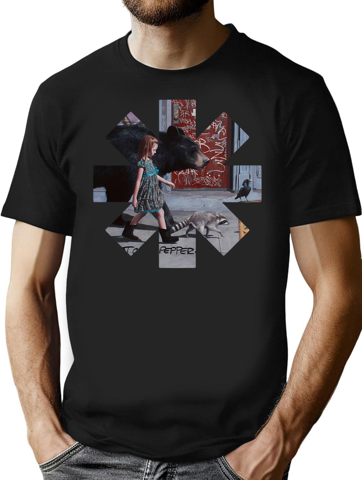 Hot Vintage Black T-Shirt - Retro Graphic Casual Tee - Black