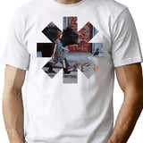 Hot Vintage Black T-Shirt - Retro Graphic Casual Tee - White