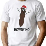 Howdy Ho T-Shirt - Retro Graphic Tee for Men & Women - White