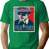 Hst- Freak Power T-Shirt - Retro Graphic Tee for Men & Women - Green