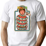 Hugsss T-Shirt - Retro Graphic Tee for Men & Women - White