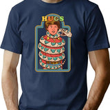 Hugsss T-Shirt - Retro Graphic Tee for Men & Women - Navy