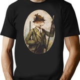 Hunting Season T-Shirt - Retro Graphic Tee for Men & Women - Black