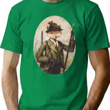 Hunting Season T-Shirt - Retro Graphic Tee for Men & Women - Green