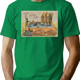 Hydrate Yourself (french Version) T-Shirt - Retro Graphic Tee for Men & Women - Green