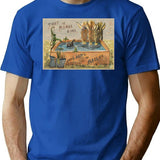 Hydrate Yourself (french Version) T-Shirt - Retro Graphic Tee for Men & Women - Blue