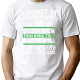 I Admit It I Frame People Shoot Them Hang Them. Photography Shirt T-Shirt - White