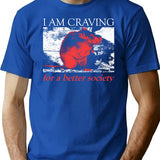 I Am Craving For A Better Society Rat T-Shirt - Blue