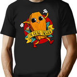 I Am Dead Inside Coffin Character T-Shirt - Black