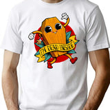 I Am Dead Inside Coffin Character T-Shirt - White
