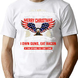 I Am Politically Incorrect God Bless T-Shirt - White