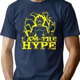 I Am The Hype (1) T-Shirt - Retro Graphic Tee for Men & Women - Navy