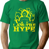 I Am The Hype (1) T-Shirt - Retro Graphic Tee for Men & Women - Green