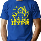 I Am The Hype (1) T-Shirt - Retro Graphic Tee for Men & Women - Blue