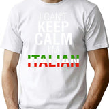 I Can't Keep Calm I'm Italian Gift 2022 T-Shirt - White