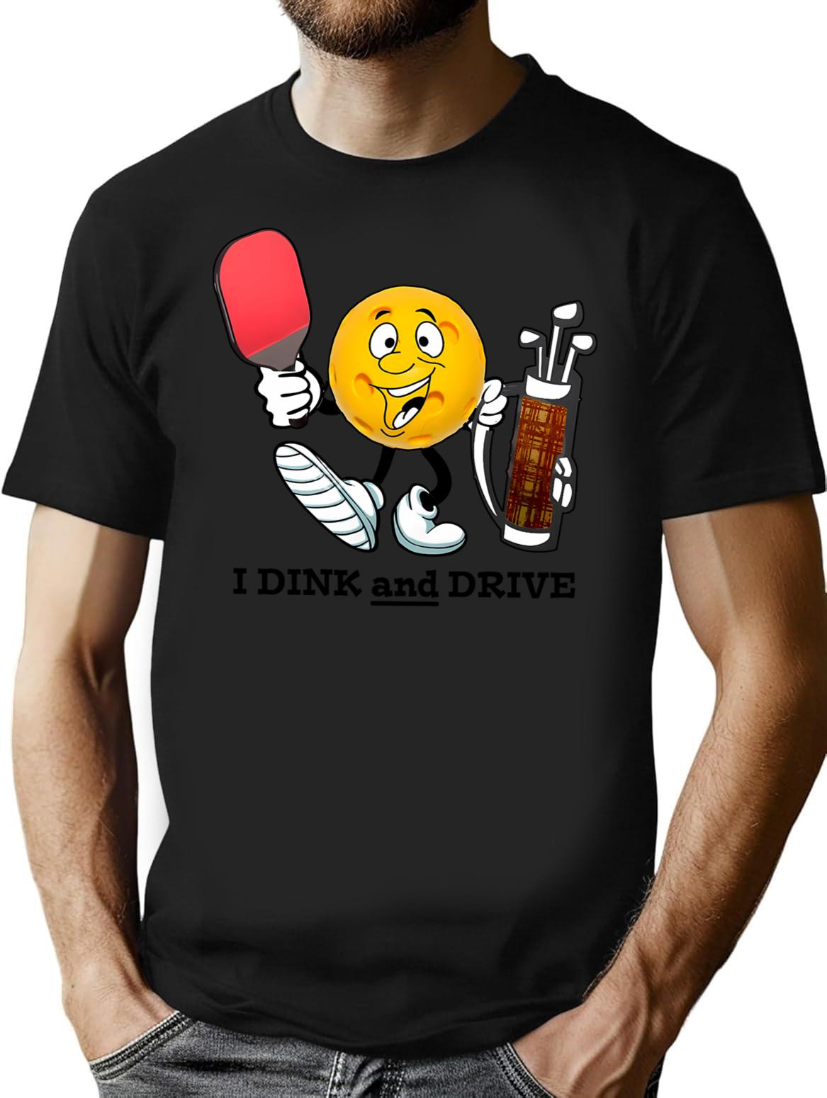 I Drink And Drive T-Shirt - Retro Graphic Tee for Men & Women - Black