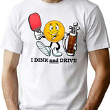 I Drink And Drive T-Shirt - Retro Graphic Tee for Men & Women - White