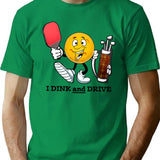 I Drink And Drive T-Shirt - Retro Graphic Tee for Men & Women - Green