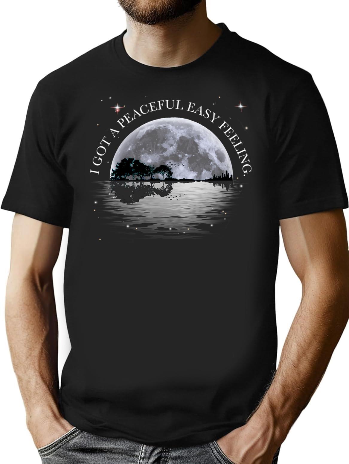 I Got A Peaceful Easy Feeling T-Shirt - Black