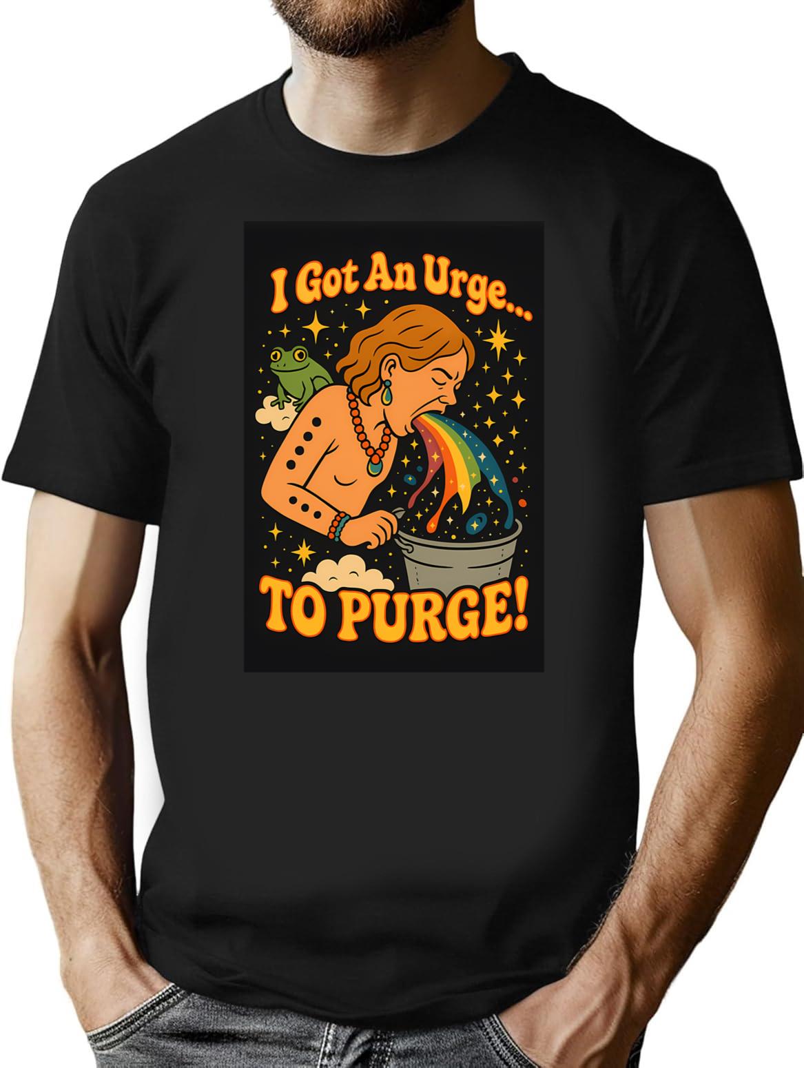 I Got An Urge To Purge T-Shirt - Black