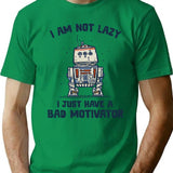 I Have A Bad Motivator T-Shirt - Retro Graphic Tee for Men & Women - Green