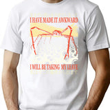 I Have Made It Awkward Japanese Spider Crab T-Shirt - White