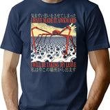 I Have Made It Awkward Japanese Spider Crab T-Shirt - Navy