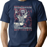 I Have Overstayed My Welcome Deer T-Shirt - Navy
