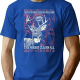 I Have Overstayed My Welcome Deer T-Shirt - Blue