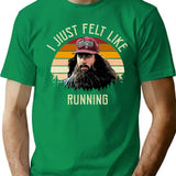 I Just Felt Like Running Retro T-Shirt - Green